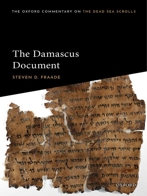 Title details for The Damascus Document by Steven D. Fraade - Wait list